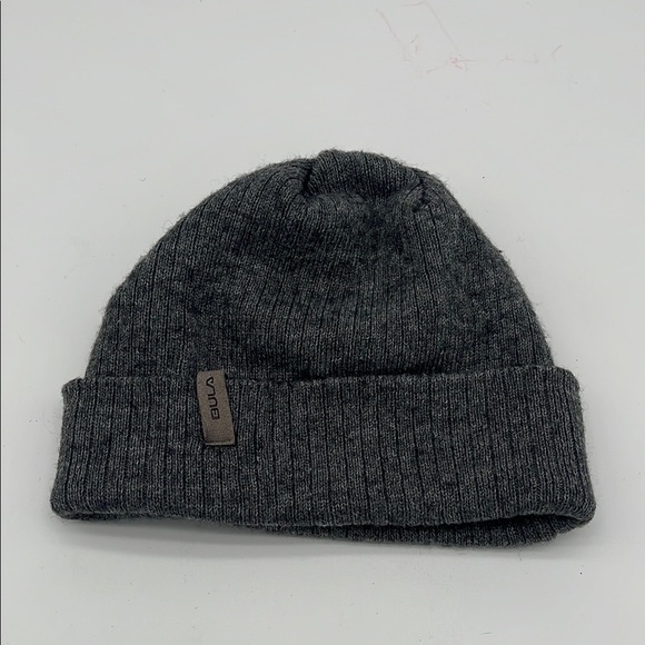 Bula Grey Merino Wool Beanie Stocking Cap - Picture 1 of 5